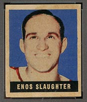 1948-1949 Leaf #127 Enos Slaughter St. Louis Cardinals - Front