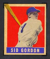 1948-1949 Leaf #131 Sid Gordon New York Giants - Front