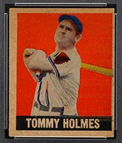 1948-1949 Leaf #133 Tommy Holmes Boston Braves - Front