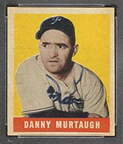 1948-1949 Leaf #142 Danny Murtaugh Pittsburgh Pirates - Front