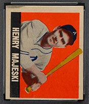 1948-1949 Leaf #149 Hank Majeski Philadelphia Athletics - Front