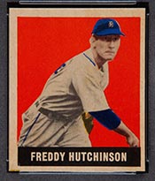 1948-1949 Leaf #163 Freddy Hutchinson Detroit Tigers - Front