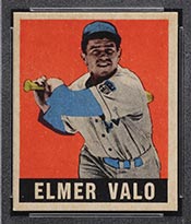 1948-1949 Leaf #29 Elmer Valo Philadelphia Athletics - Front