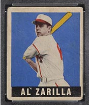 1948-1949 Leaf #36 Al Zarilla St. Louis Browns - Front