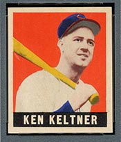 1948-1949 Leaf #45 Ken Keltner Cleveland Indians - Front