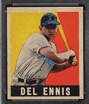 1948-1949 Leaf #49 Del Ennis Philadelphia Phillies - Front