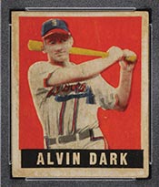 1948-1949 Leaf #51 Alvin Dark Boston Braves - Front