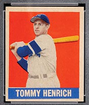 1948-1949 Leaf #55 Tommy Henrich New York Yankees - Front