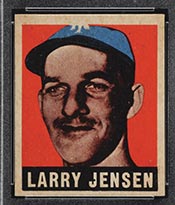 1948-1949 Leaf #56 Larry Jensen (Jansen) New York Giants - Front