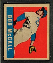 1948-1949 Leaf #57 Bob McCall Chicago Cubs - Front