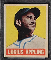 1948-1949 Leaf #59 Lucius Appling Chicago White Sox - Front