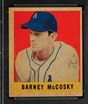 1948-1949 Leaf #63 Barney McCosky Philadelphia Athletics - Front
