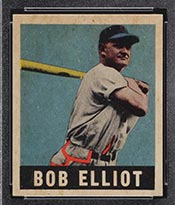 1948-1949 Leaf #65 Bob Elliot (Elliott) Boston Braves - Front