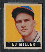 1948-1949 Leaf #68 Eddie Miller Philadelphia Phillies - Front