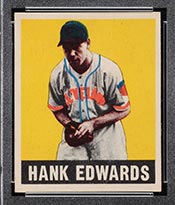 1948-1949 Leaf #72 Hank Edwards Cleveland Indians - Front