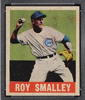 1948-1949 Leaf #77 Roy Smalley Chicago Cubs - Front
