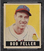 1948-1949 Leaf #93 Bob Feller Cleveland Indians - Front