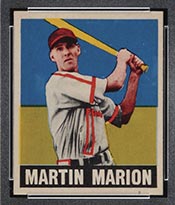 1948-1949 Leaf #97 Martin Marion St. Louis Cardinals - Front
