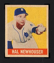 1948-1949 Leaf #98 Hal Newhouser Detroit Tigers - Front