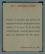 1948 Bowman #29 Double Post - Back