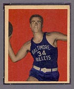 1948 Bowman #67 Leo John Mogus Baltimore Bullets - Front
