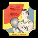 1950-1951 D290-12 Bread for Energy Dick McGuire New York Knicks