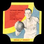 1950-1951 D290-12 Bread for Energy George Mikan Minneapolis Lakers