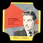 1950-1951 D290-12 Bread for Energy Lex Barker Actor, Tarzan Film Series