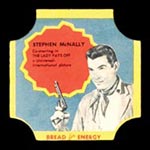 1950-1951 D290-12 Bread for Energy Stephen McNally Actor, The Lady Pays Off