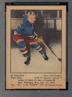 1951-1952 Parkhurst #101 Ed Kullman New York Rangers