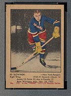 1951-1952 Parkhurst #102 Ed Slowinski New York Rangers