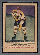 1951-1952 Parkhurst #27 George Sullivan Boston Bruins