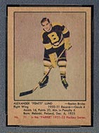 1951-1952 Parkhurst #31 Pentti Lund Boston Bruins