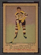 1951-1952 Parkhurst #34 Johnny Peirson Boston Bruins