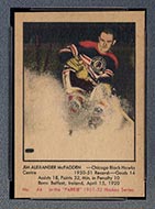1951-1952 Parkhurst #44 Jim McFadden Chicago Black Hawks