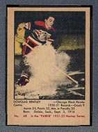 1951-1952 Parkhurst #48 Doug Bentley Chicago Black Hawks