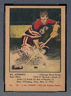 1951-1952 Parkhurst #49 Bill Mosienko Chicago Black Hawks