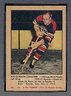 1951-1952 Parkhurst #50 Roy Conacher Chicago Black Hawks
