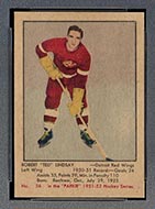 1951-1952 Parkhurst #56 Ted Lindsay Detroit Red Wings