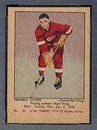 1951-1952 Parkhurst #60 Fred Glover Detroit Red Wings
