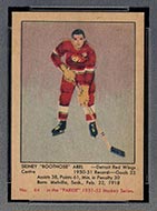 1951-1952 Parkhurst #64 Sid Abel Detroit Red Wings