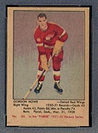 1951-1952 Parkhurst #66 Gordie Howe Detroit Red Wings