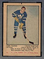 1951-1952 Parkhurst #70 Harry Watson Toronto Maple Leafs