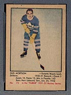 1951-1952 Parkhurst #73 Gus Mortson Toronto Maple Leafs