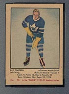 1951-1952 Parkhurst #78 Ray Timgren Toronto Maple Leafs