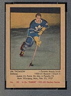 1951-1952 Parkhurst #82 Jim Thomson Toronto Maple Leafs