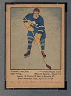 1951-1952 Parkhurst #83 Fleming Mackell Toronto Maple Leafs