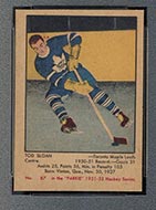 1951-1952 Parkhurst #87 Tod Sloan Toronto Maple Leafs