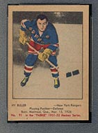 1951-1952 Parkhurst #91 Hy Buller New York Rangers
