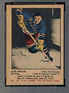 1951-1952 Parkhurst #99 Gaye Stewart New York Rangers